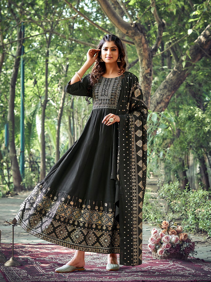 Rare Lily Avantika Vol 1 Heavy Printed Kurti With Dupatta Catalog
